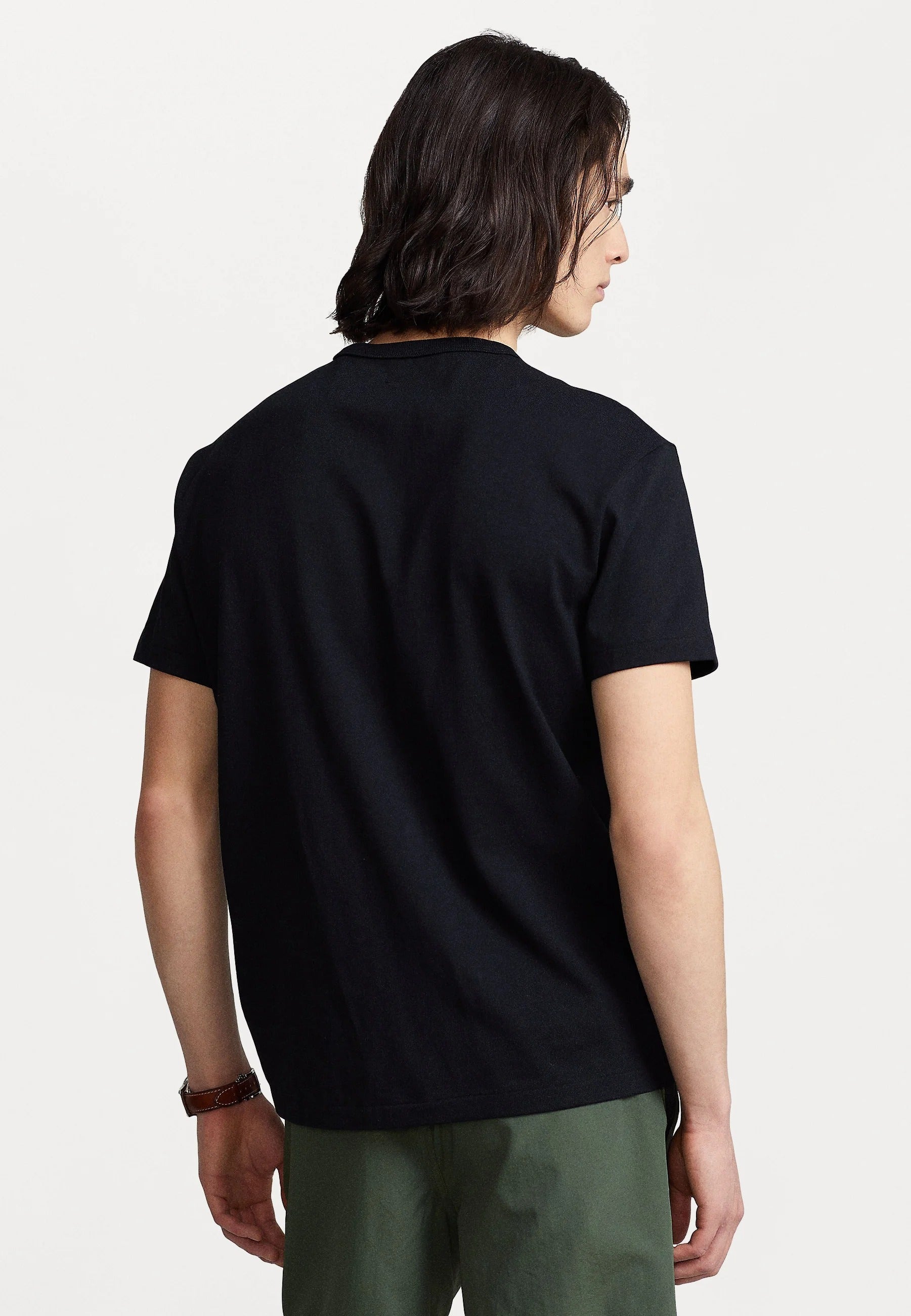 T-shirt Red Logo - Black