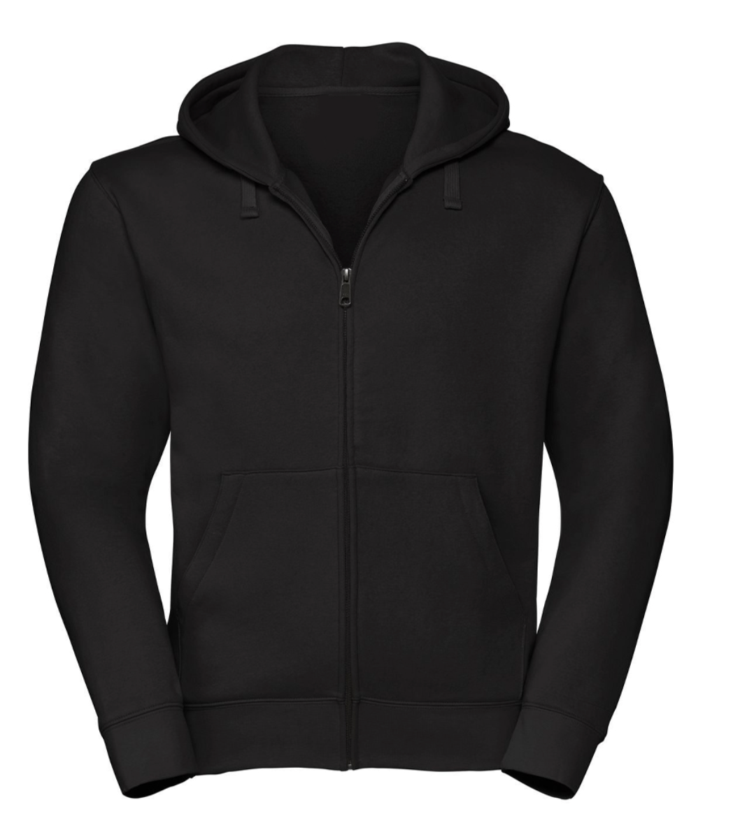 Zip Hoodie - Black Basic